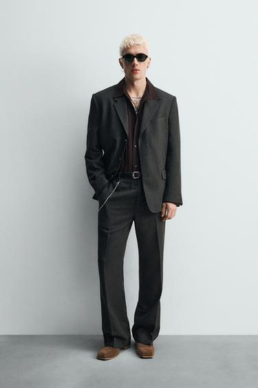 BLAZER ESTRUTURA LIMITED EDITION - Esverdeado da Zara