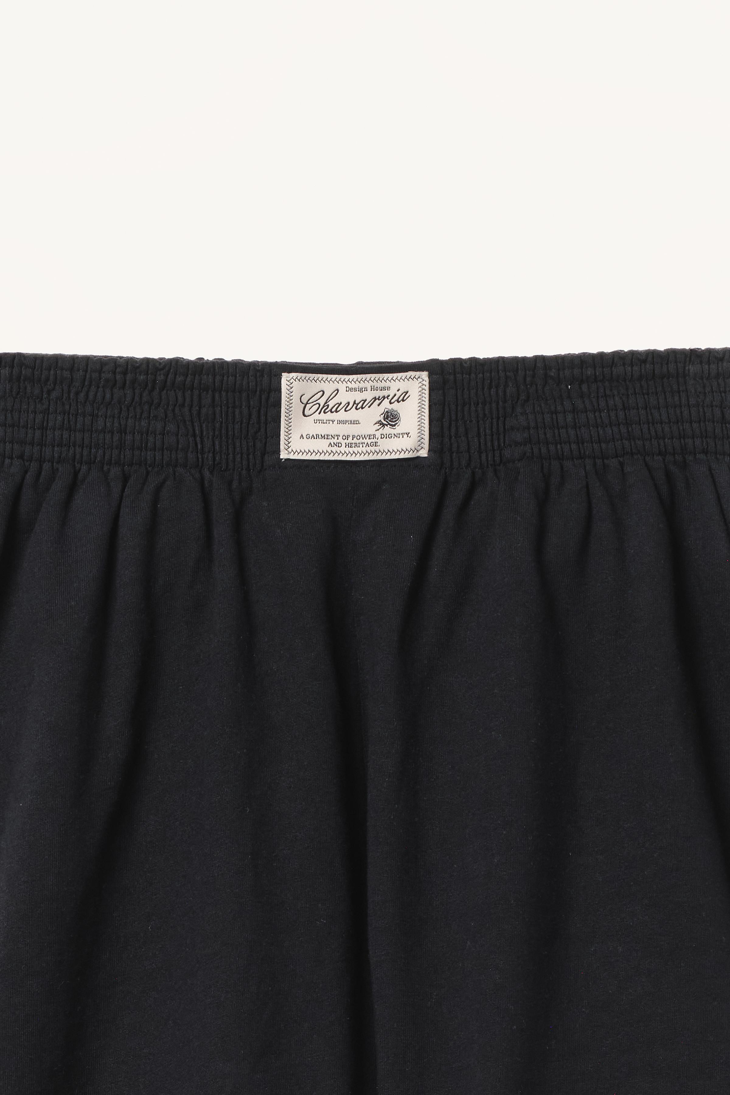 WILLY CHAVARRIA X ZARA 刺繍ジョガーバミューダパンツ - レッド