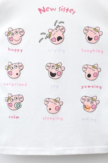 T-SHIRT IMPRIMÉ PEPPA PIG ™ - Écru de Zara - Image 3