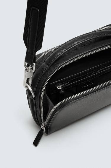 SAC BANDOULIÈRE TEXTURÉ - Noir de Zara - Image 6
