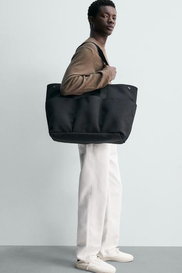 TECHNICAL TOTE BAG - Black by Zara - Image 0
