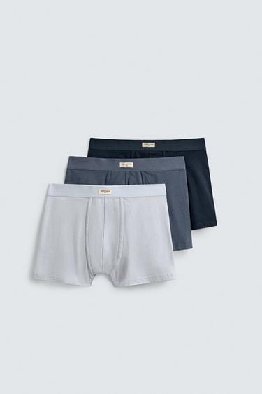 SOFT BOXERS 3-PACK - various by Zara