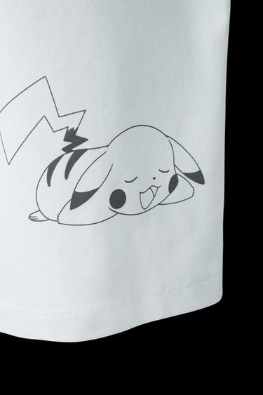 6–14 JAHRE/SCHLAFANZUG-SET, T-SHIRT UND BERMUDAS, PIKACHU POKÉMON™ - Blaugrün von Zara