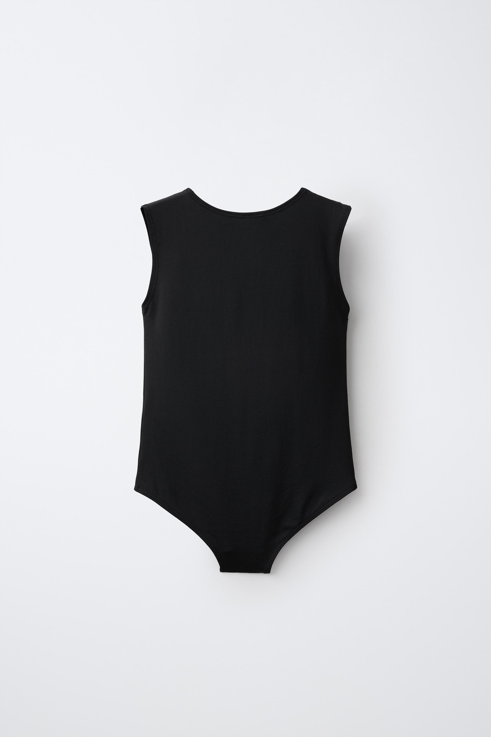 POLYAMIDE SLEEVELESS BODYSUIT