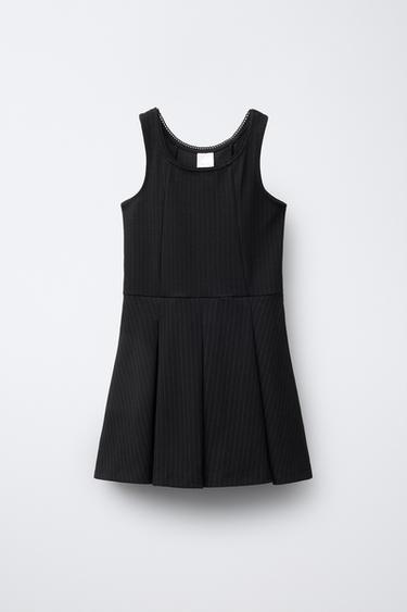 კაბა პინსტრაიპი - Zara-ს Black / White