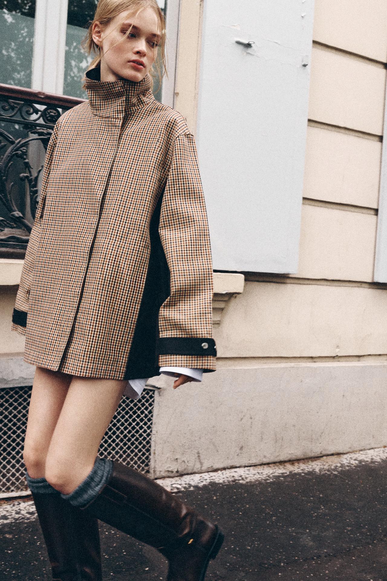 КОРОТКАЯ ПАРКА В КЛЕТКУ — ZW COLLECTION