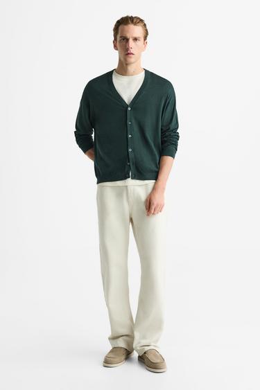 LEATHER MULE LOAFERS - Beige by Zara - Image 0