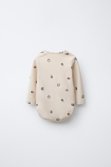 BODY HÉRISSONS CHALEUREUX - Écru de Zara - Image 1