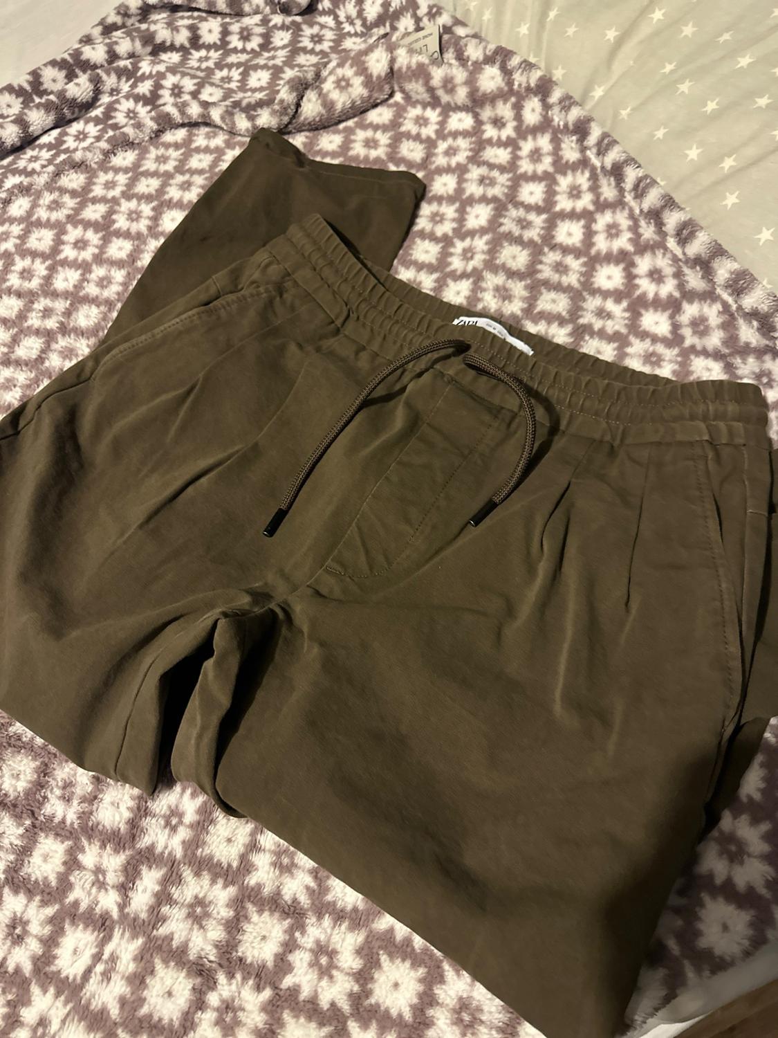 JOGGER WAIST PANTS WITH PLEATS - Image 4