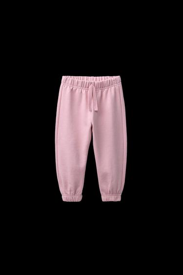 HEART POCKET JOGGER TROUSERS - Pink by Zara