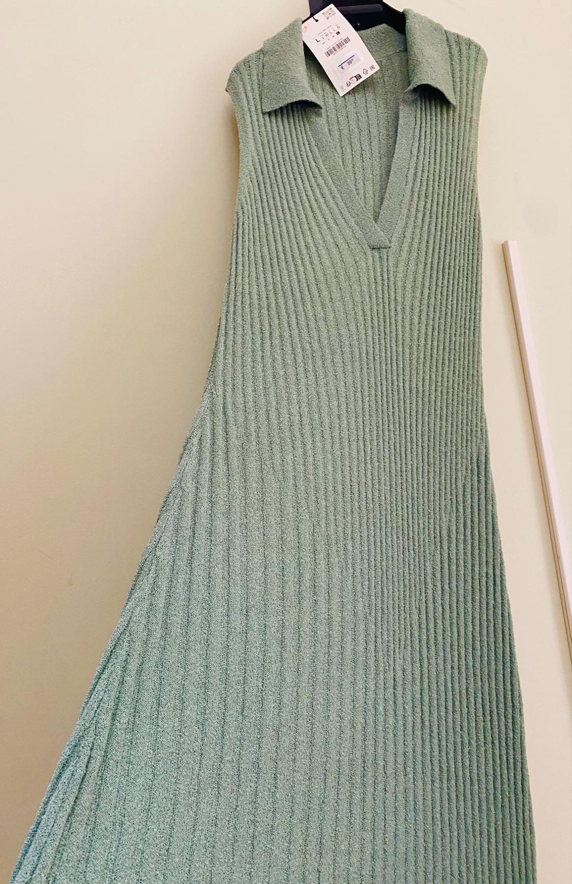 CUT-OUT KNIT MAXI DRESS - Image 7