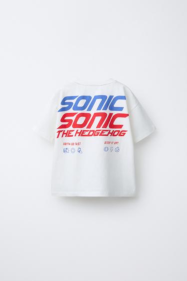 Zara SONIC AND SHADOW © SEGA T-SHIRT - White