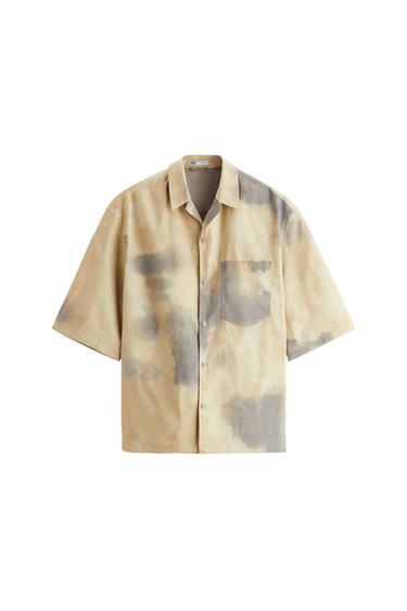 TIE DYE PRINT OVERSHIRT