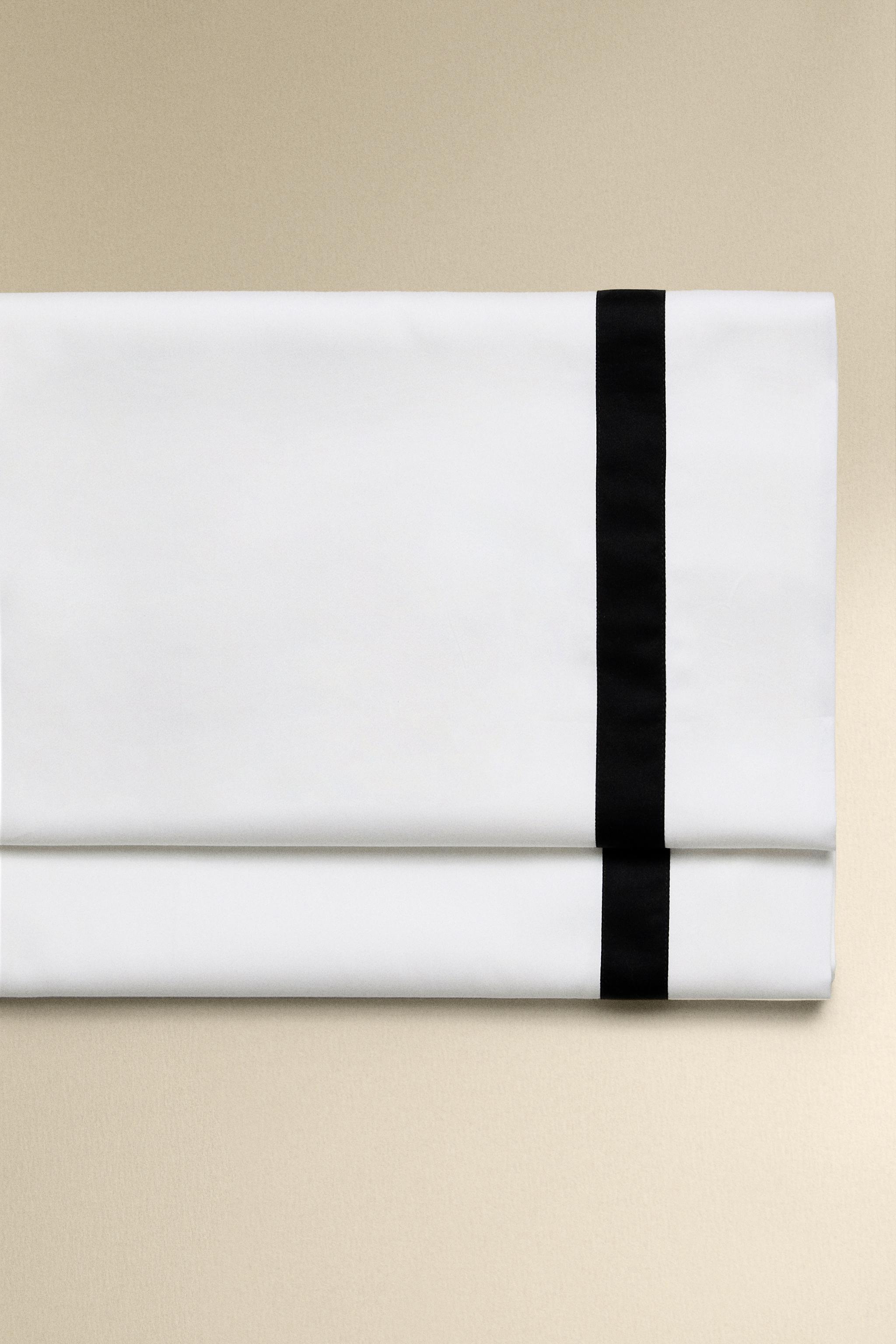 BORDERED SATEEN FLAT SHEET