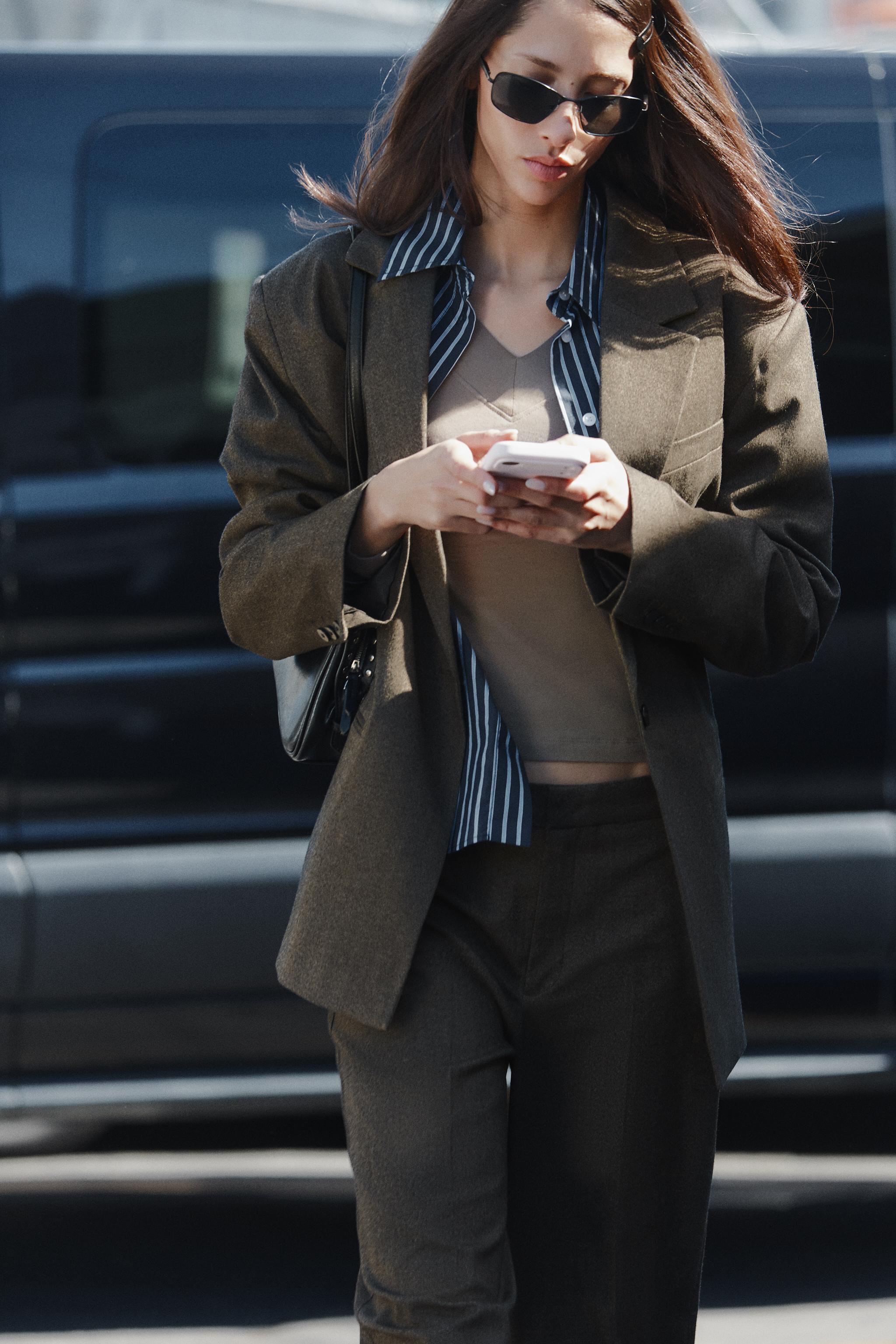 BLAZER DROIT OVERSIZE