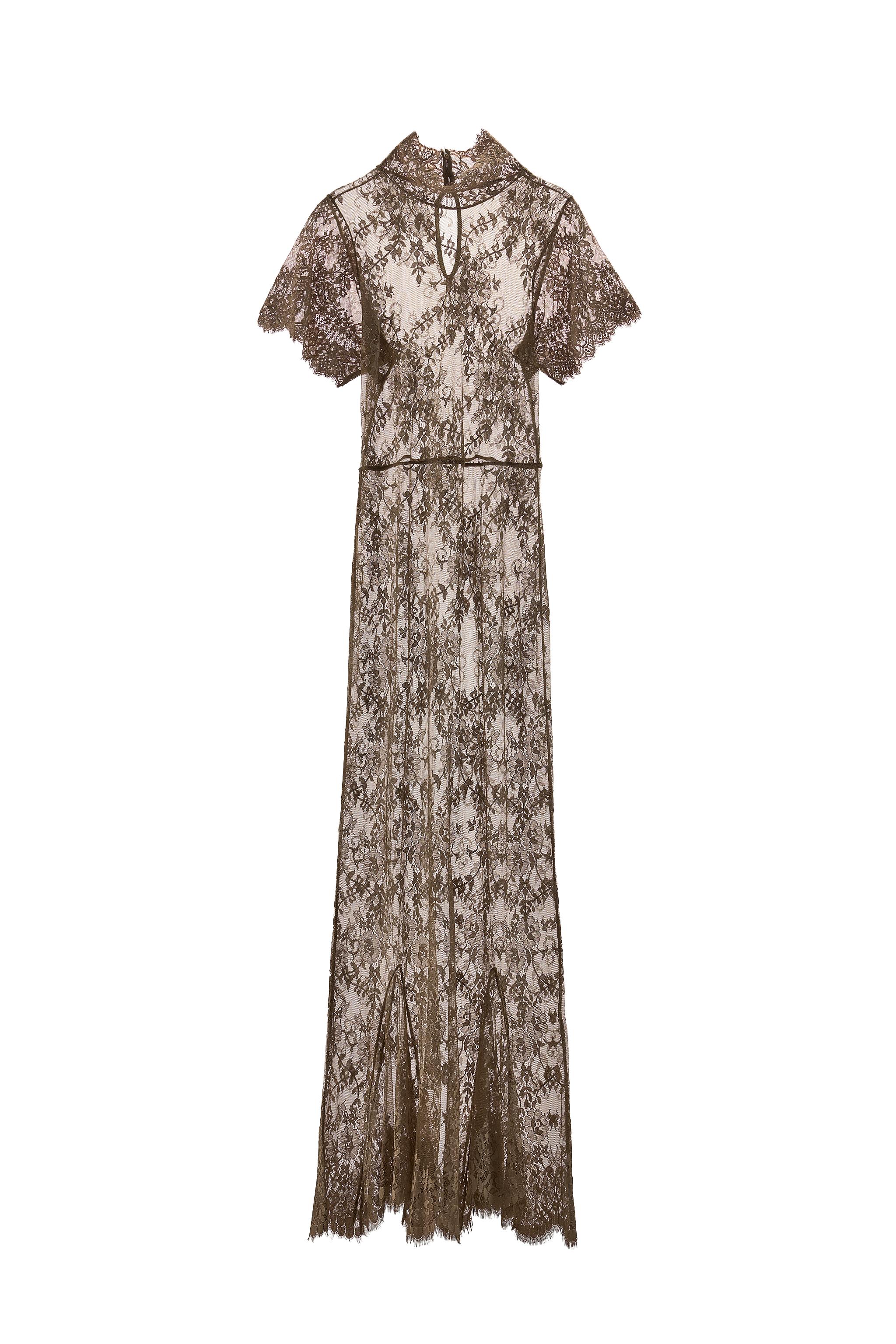 brown zara lace dress ZARA NEW IN , WOW the brown lace dress & the black velvet maxi are my winners here for party season! Comment SHOP below to receive a DM with the links , that second dress has the most gorgeous fit,