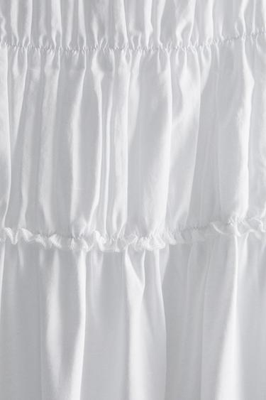 NIGHTDRESS WITH GATHERED DETAIL - White by Zara - Image 2