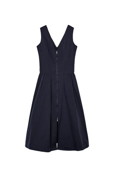 ZW COLLECTION ZIP-UP MIDI DRESS
