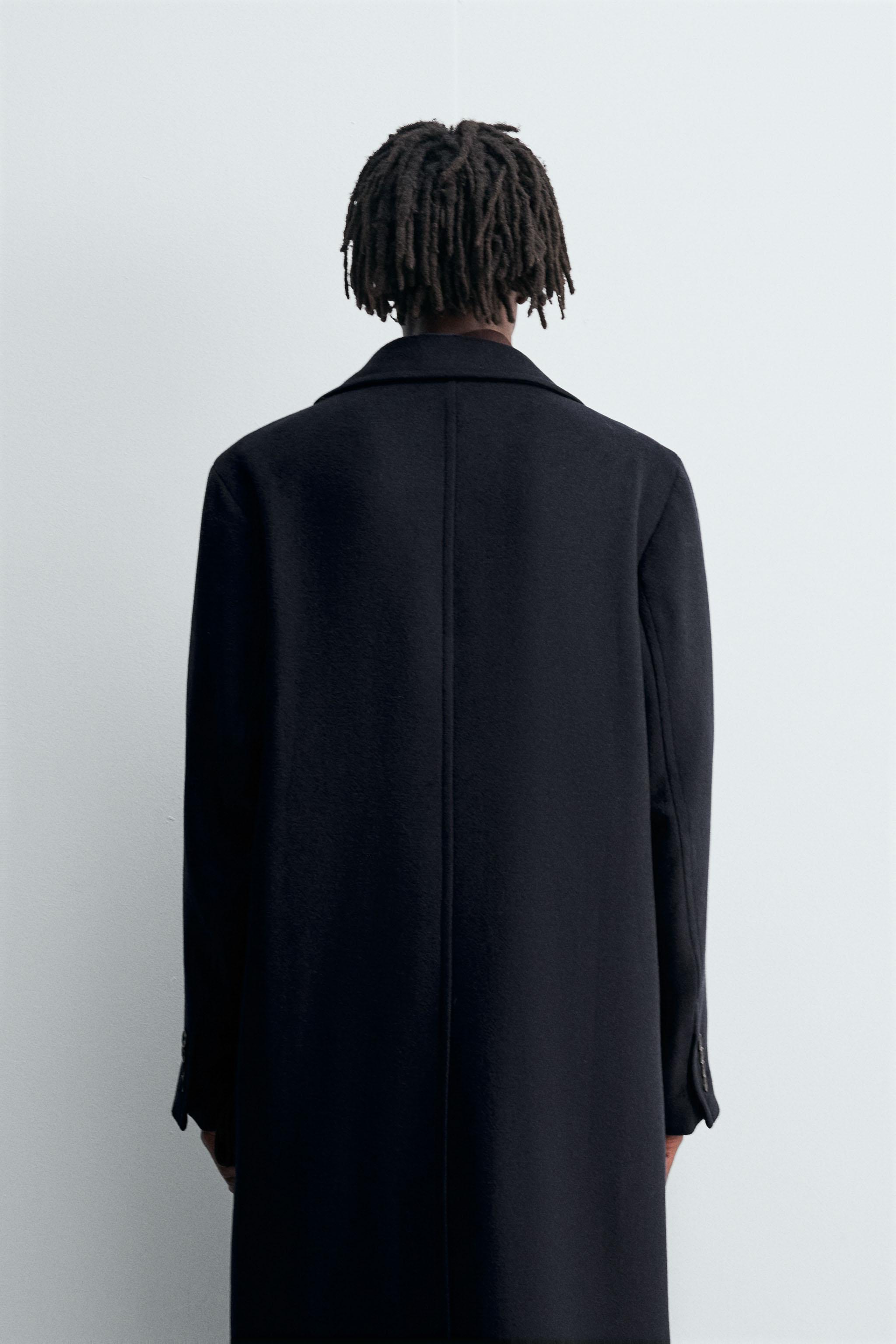 パンダ　sevendot Wool  Tailored Coat Women's Rose-Midi Length Belted Wool Wrap Coat Dk-Navy