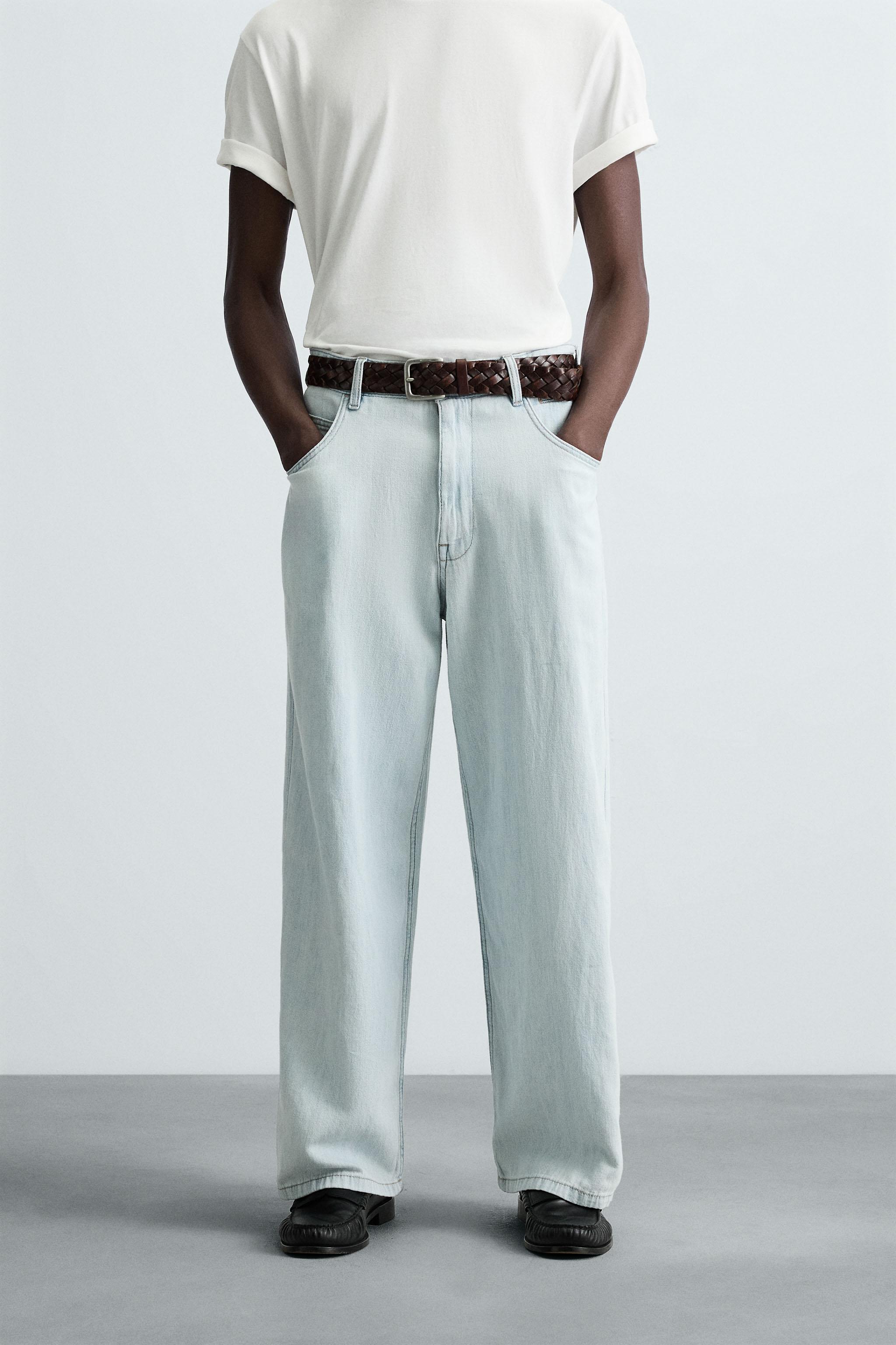 LIGHTWEIGHT LOOSE WIDE FIT JEANS