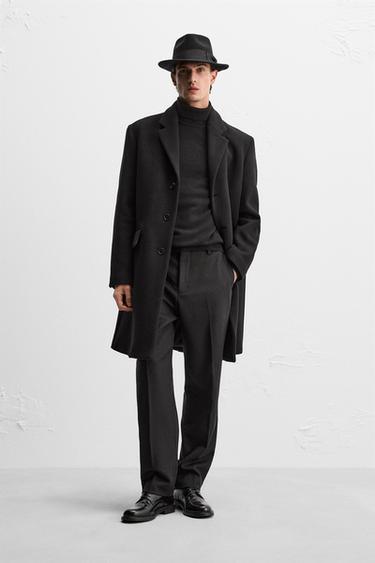 MANTECO WOOL BLEND COAT - Black by Zara - Image 0