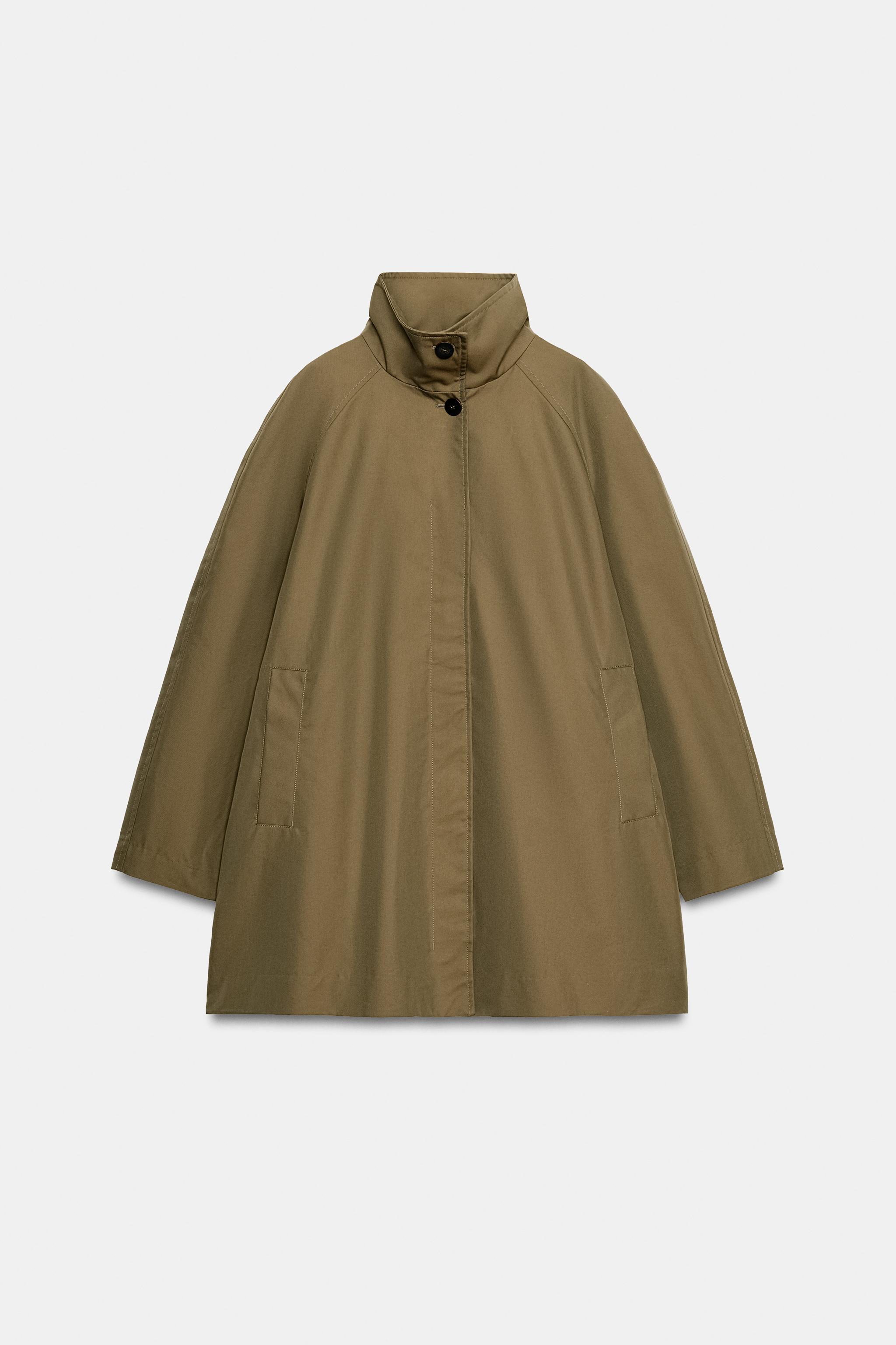 Zara ZW COLLECTION SU GEÇİRMEZ BALON CEKET görsel 6
