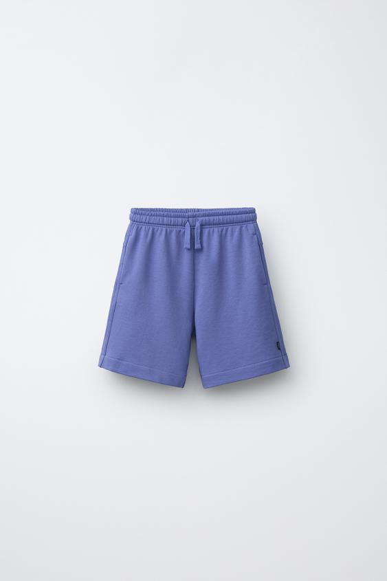 PLAIN PLUSH BERMUDA SHORTS - Mauve by Zara - Image 0