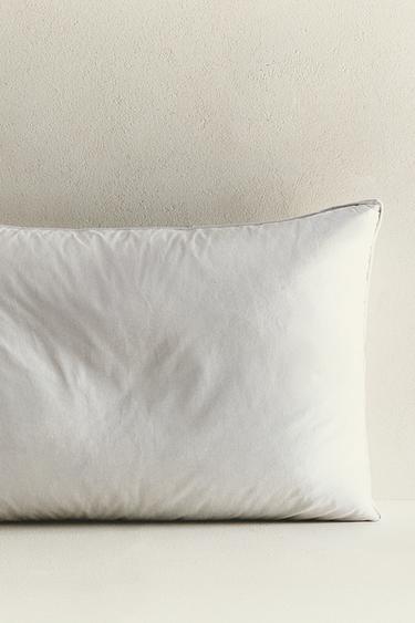 FEATHER CUSHION INSERT COTTON COVER - White by Zara - Image 7