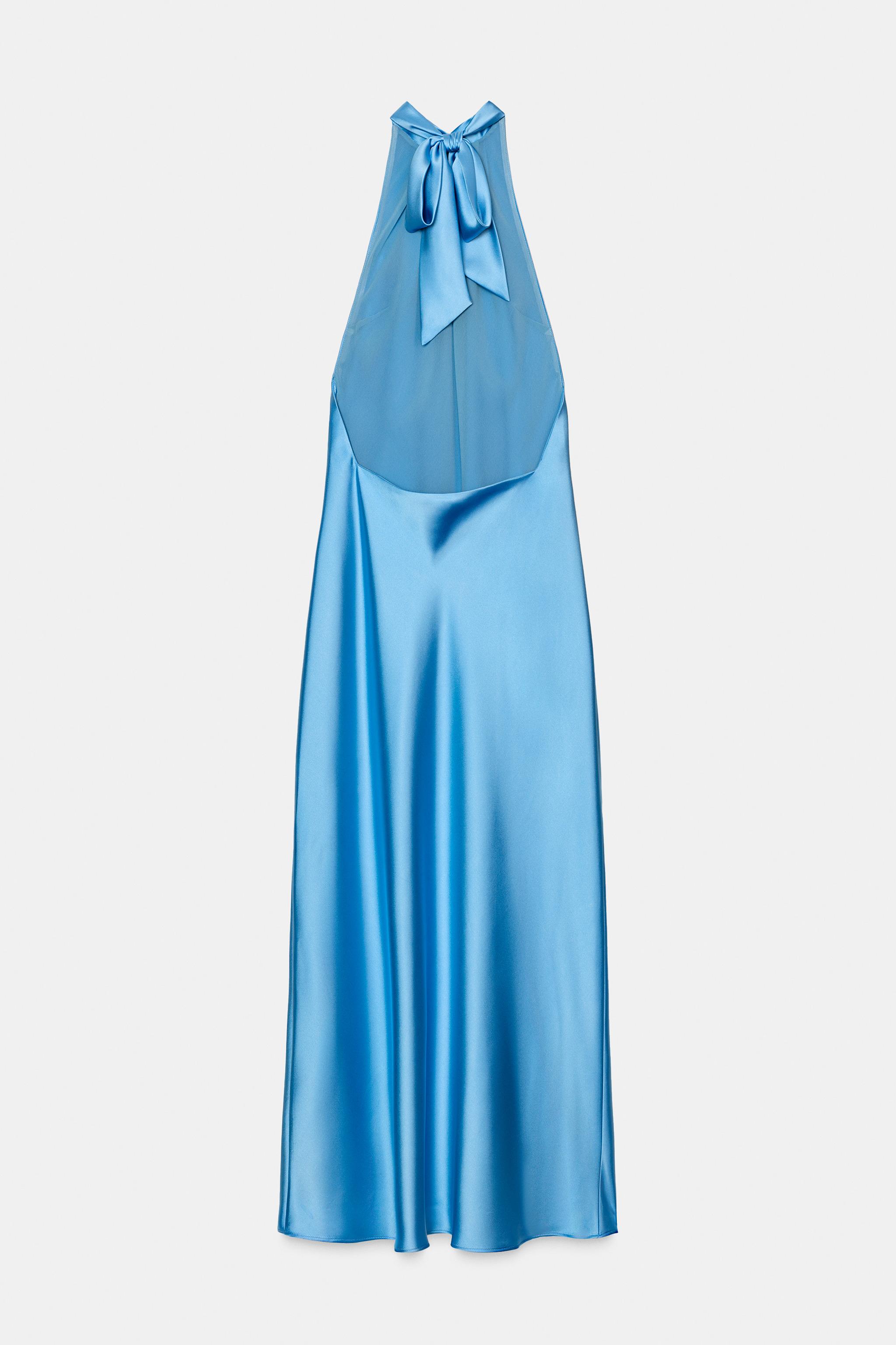 long dress jersey Long-Sleeve Ruched Jersey Formal Dress with Sheer Lace Navy / 12