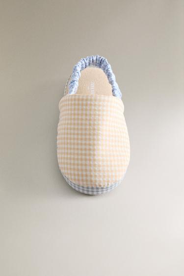 CHAUSSON ENFANT VICHY - Marron brûlé de Zara - Image 4