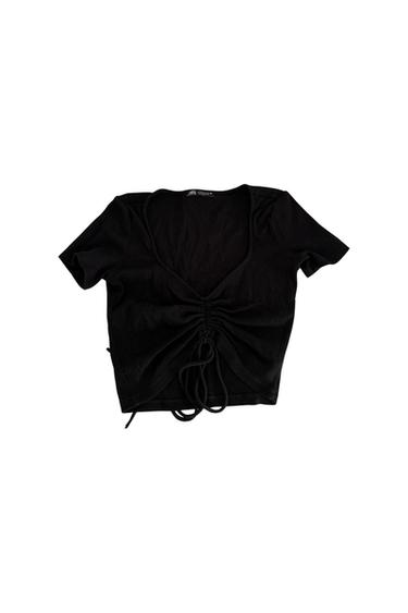 CAMISETA RIB FRUNCE