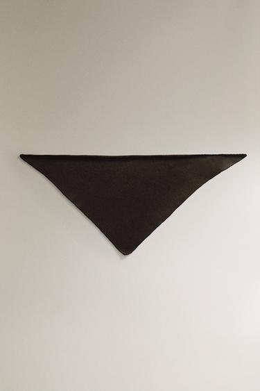 BANDANA CACHEMIRE - Marron foncé de Zara - Image 3
