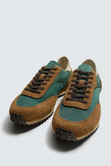 RETRO STYLE TRAINERS - Green by Zara - Image 4