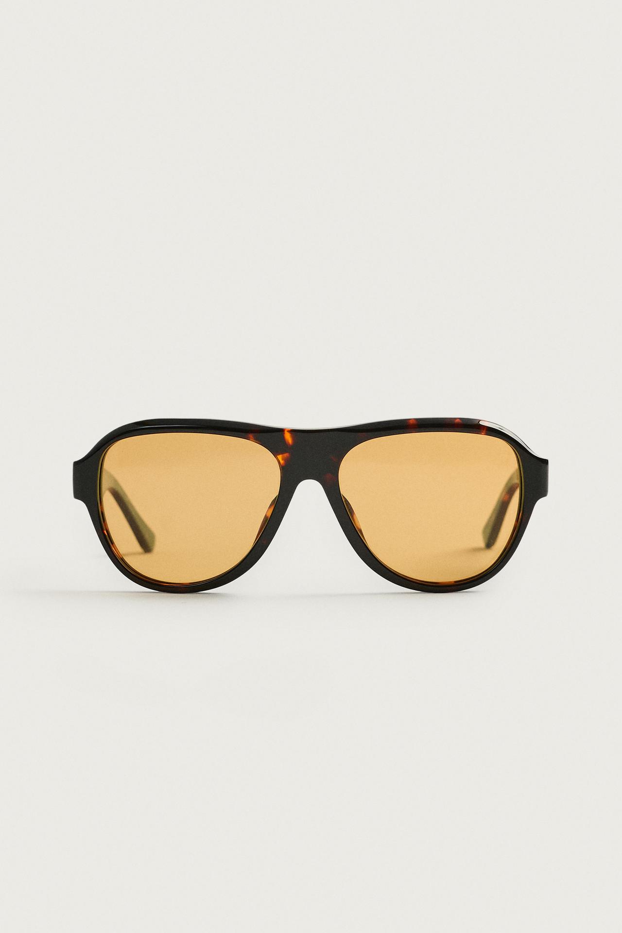 OVAL SUNGLASSES — Tortoiseshell