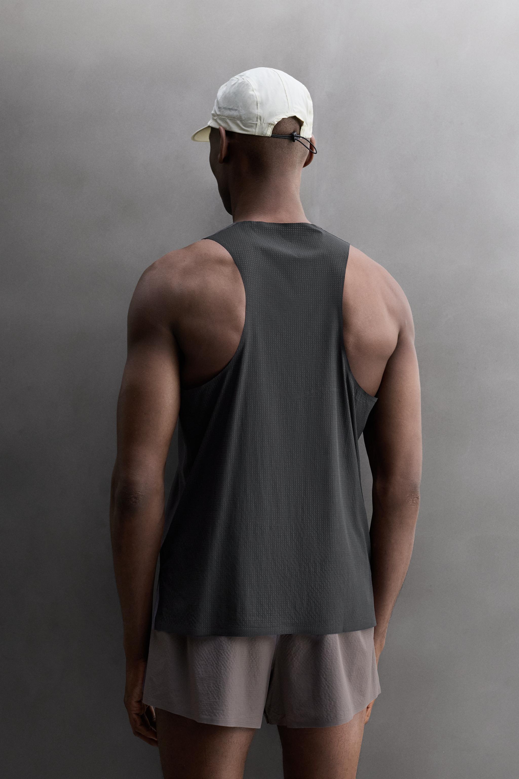 Мужские топы Zara LIGHTWEIGHT RUNNING TANK TOP — фото 3