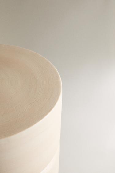 TABLE D'APPOINT EN GRÈS - Écru de Zara - Image 2