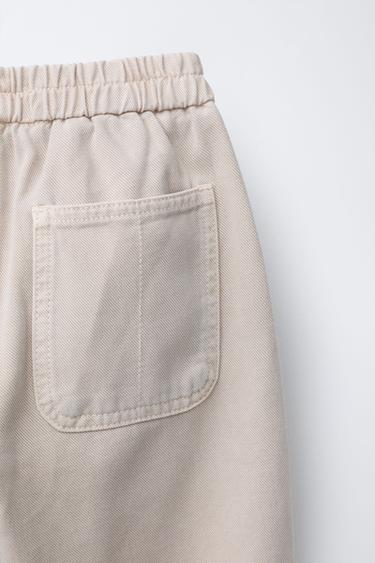 BALLOON PLEATED TROUSERS - Ecru by Zara - Image 3