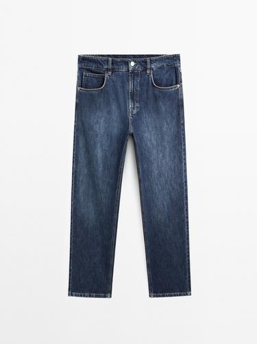Jeans wide leg - Índigo de Zara