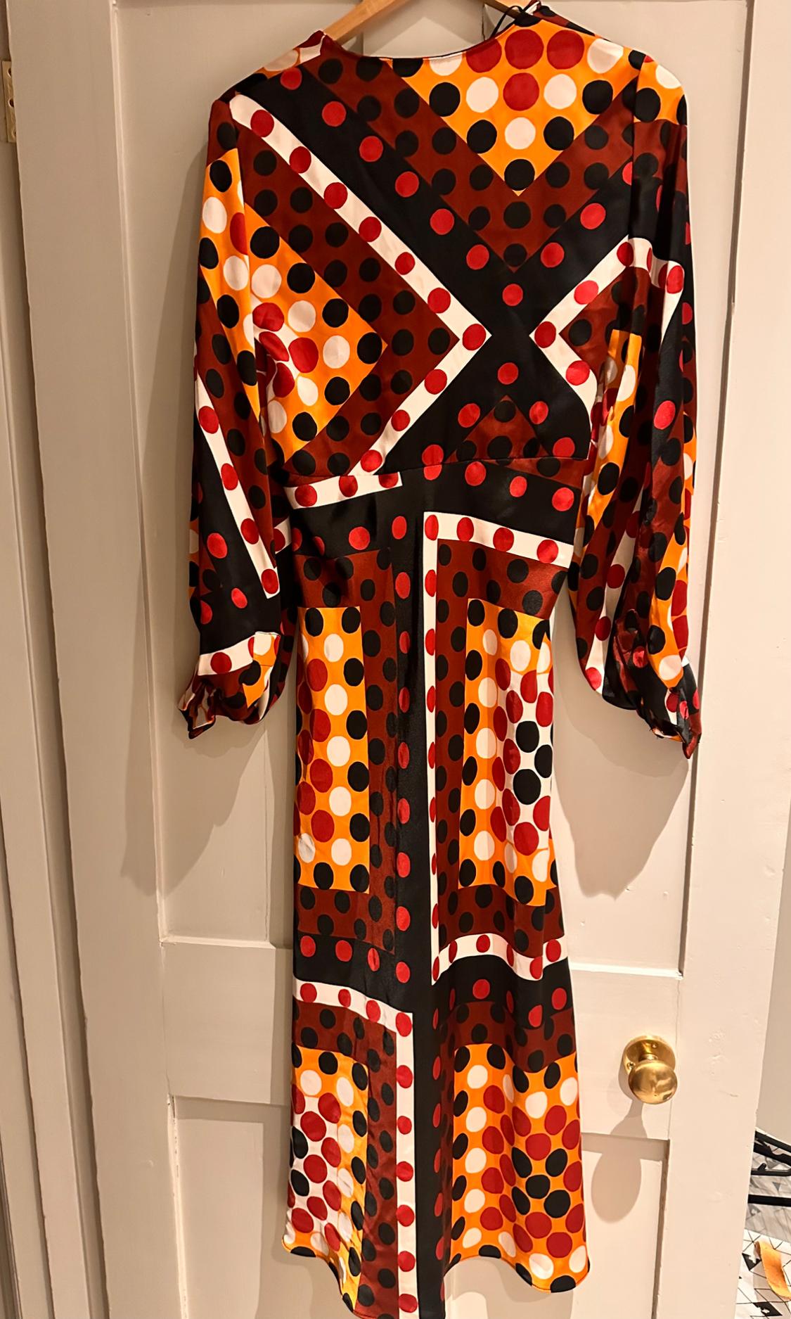 PRINTED MIDI DRESS - Image 2