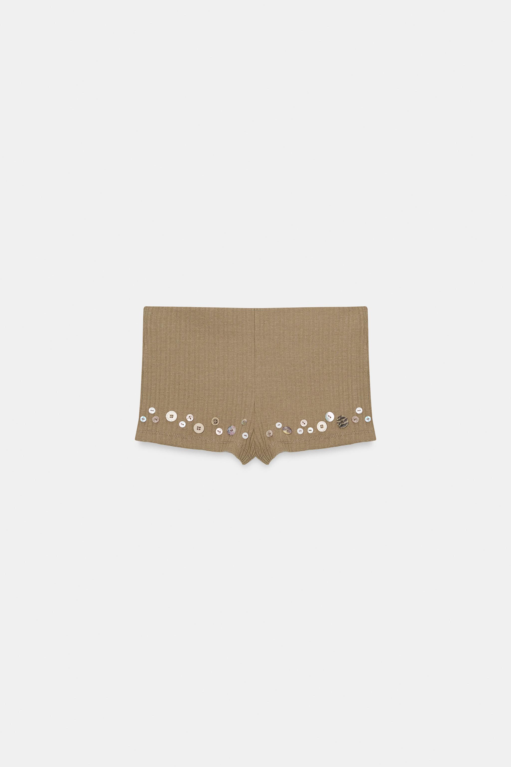 レディースグリーンショートパンツ | ZARA 日本