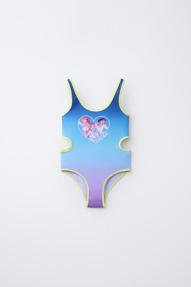 6-14 AÑOS/ BAÑADOR CUT OUT KPOP DEMON HUNTERS™ NETFLIX © - Azul de Zara