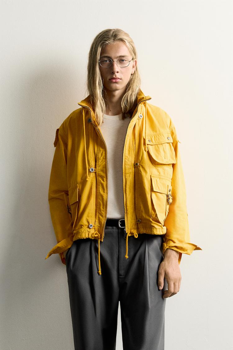 Chaqueta de corte cropped utilitaria 2