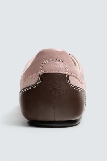 LEATHER TRAINERS HARRY LAMBERT FOR ZARA x DISNEY - Pink by Zara - Image 3