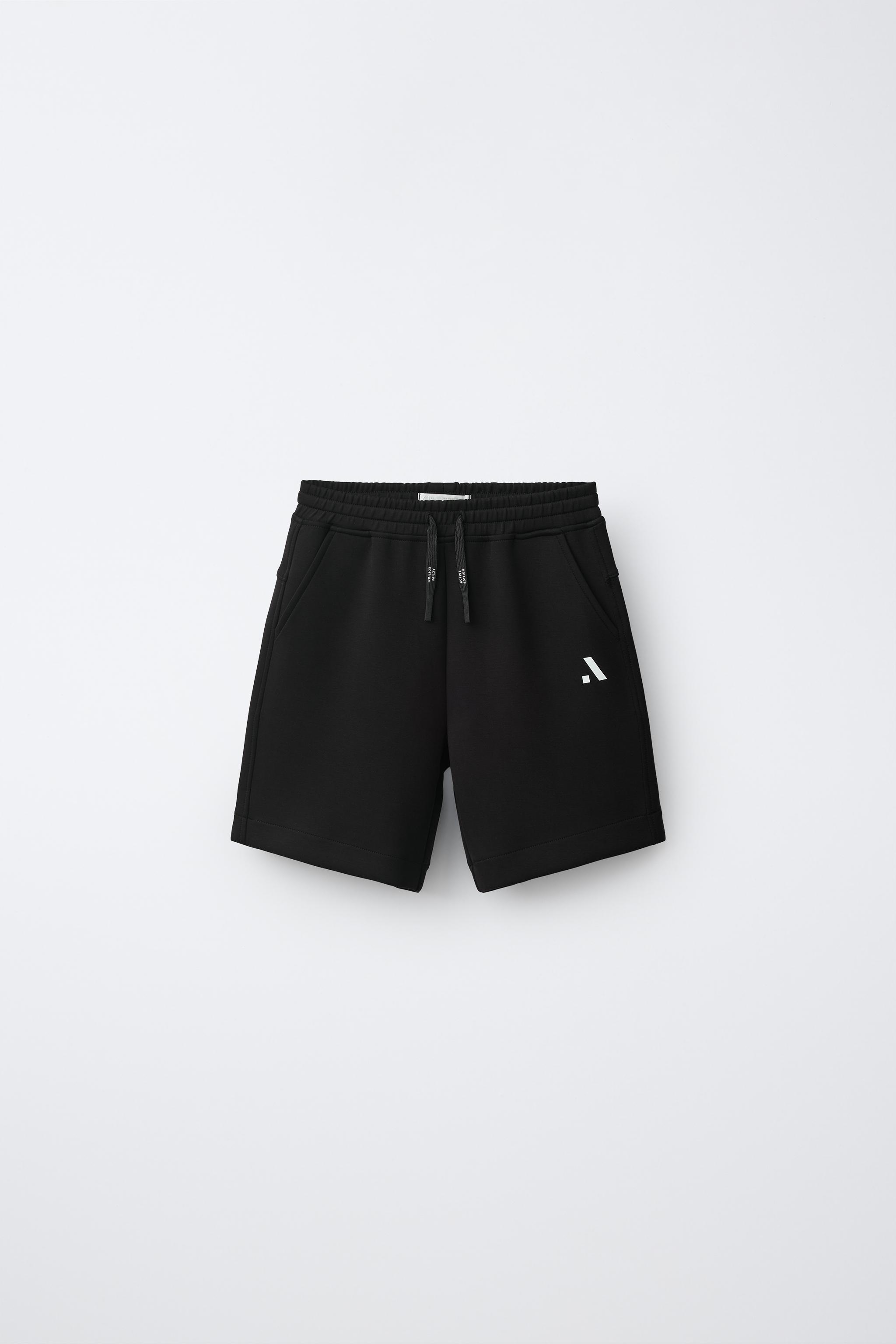 BERMUDA SPORTY LISA - Preto | ZARA Brasil