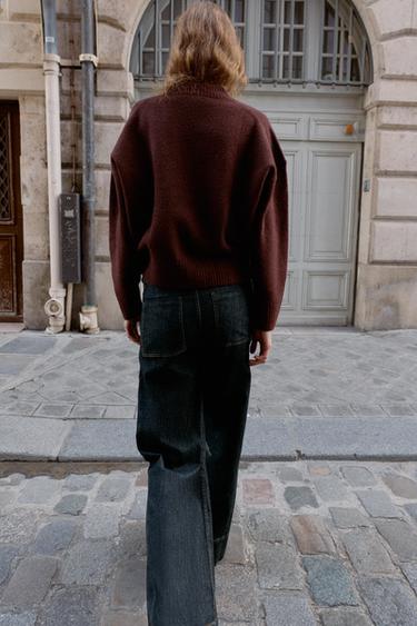 SOFT KNIT JUMPER - Burgundy by Zara - Image 3