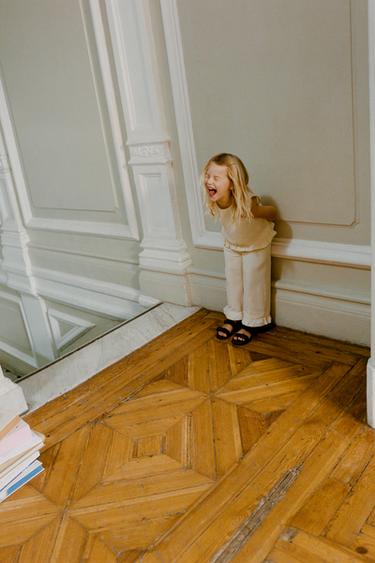 CALÇAS CULOTTE DE POPELINA - Manteiga da Zara