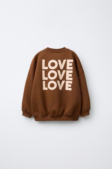 SWEAT IMPRIMÉ INSCRIPTION - Argile de Zara - Image 1