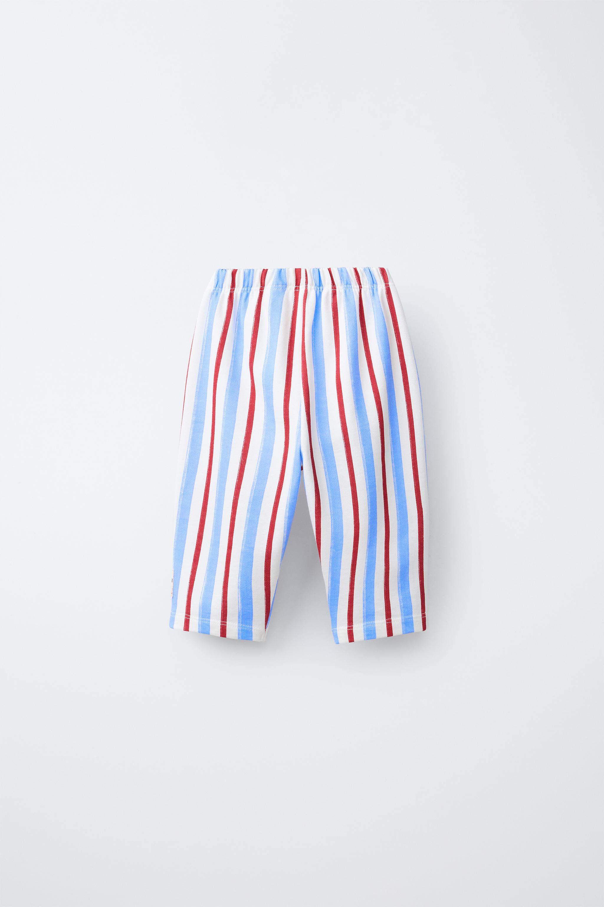 STRIPED PANTS - White | ZARA Canada