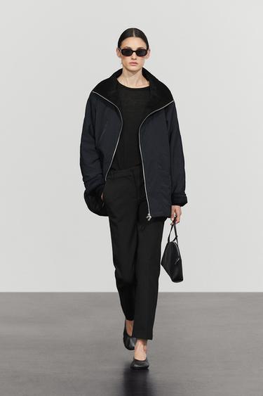 Zara Stretch technical pants - Black - Image 0