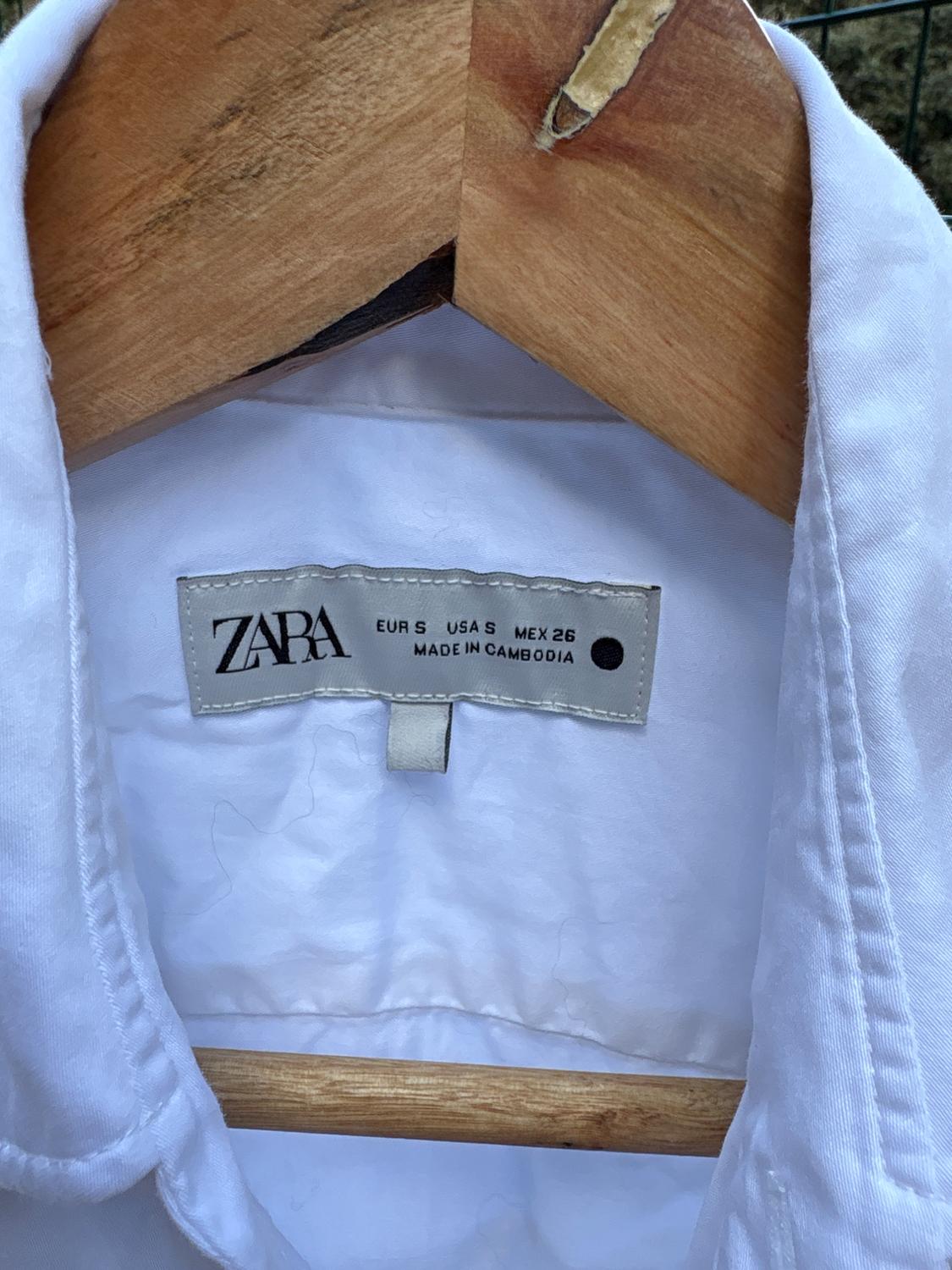ZW COLLECTION POPLIN SHIRT WITH POCKETS - Image 2